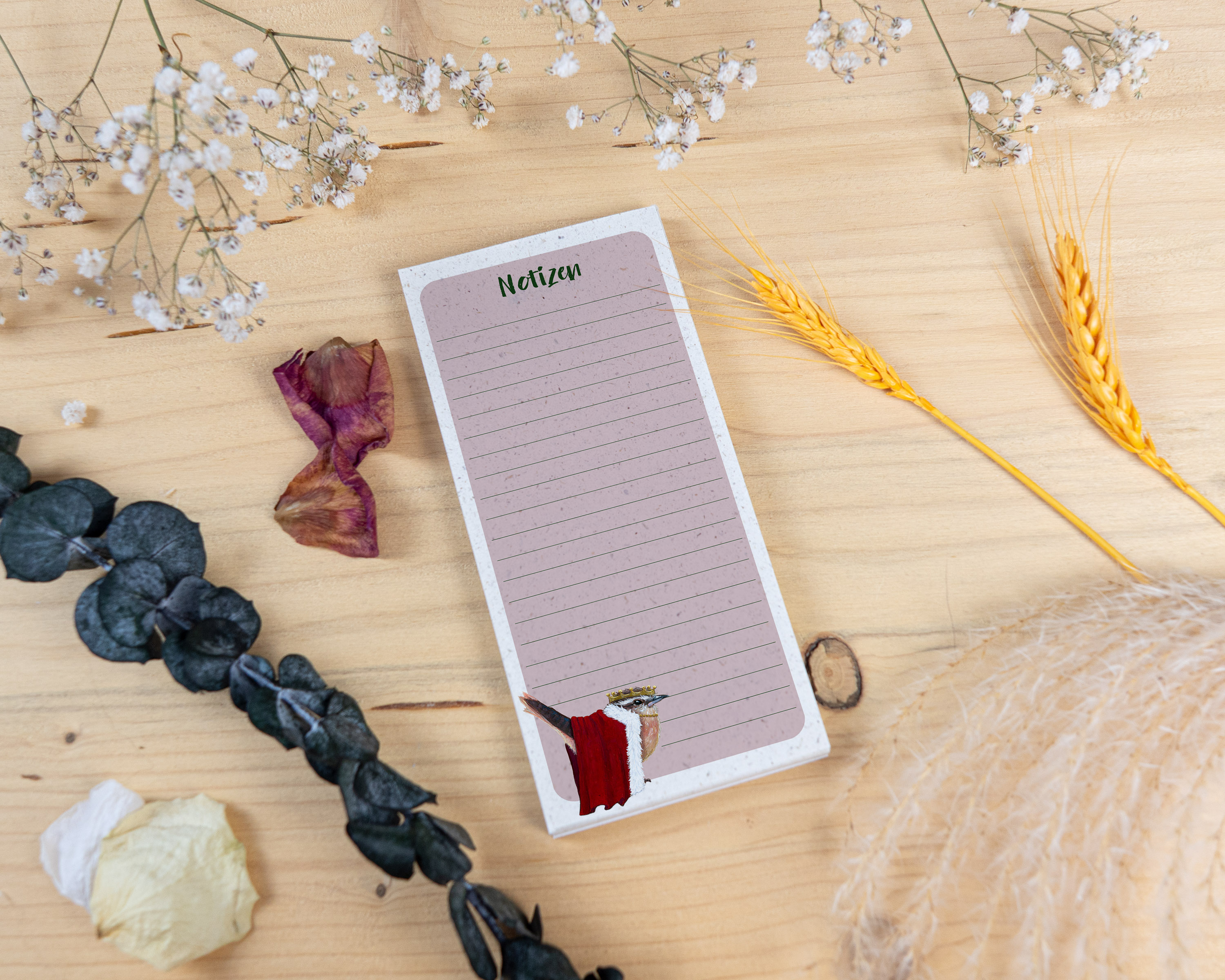 Notizblock - Zaunkönig