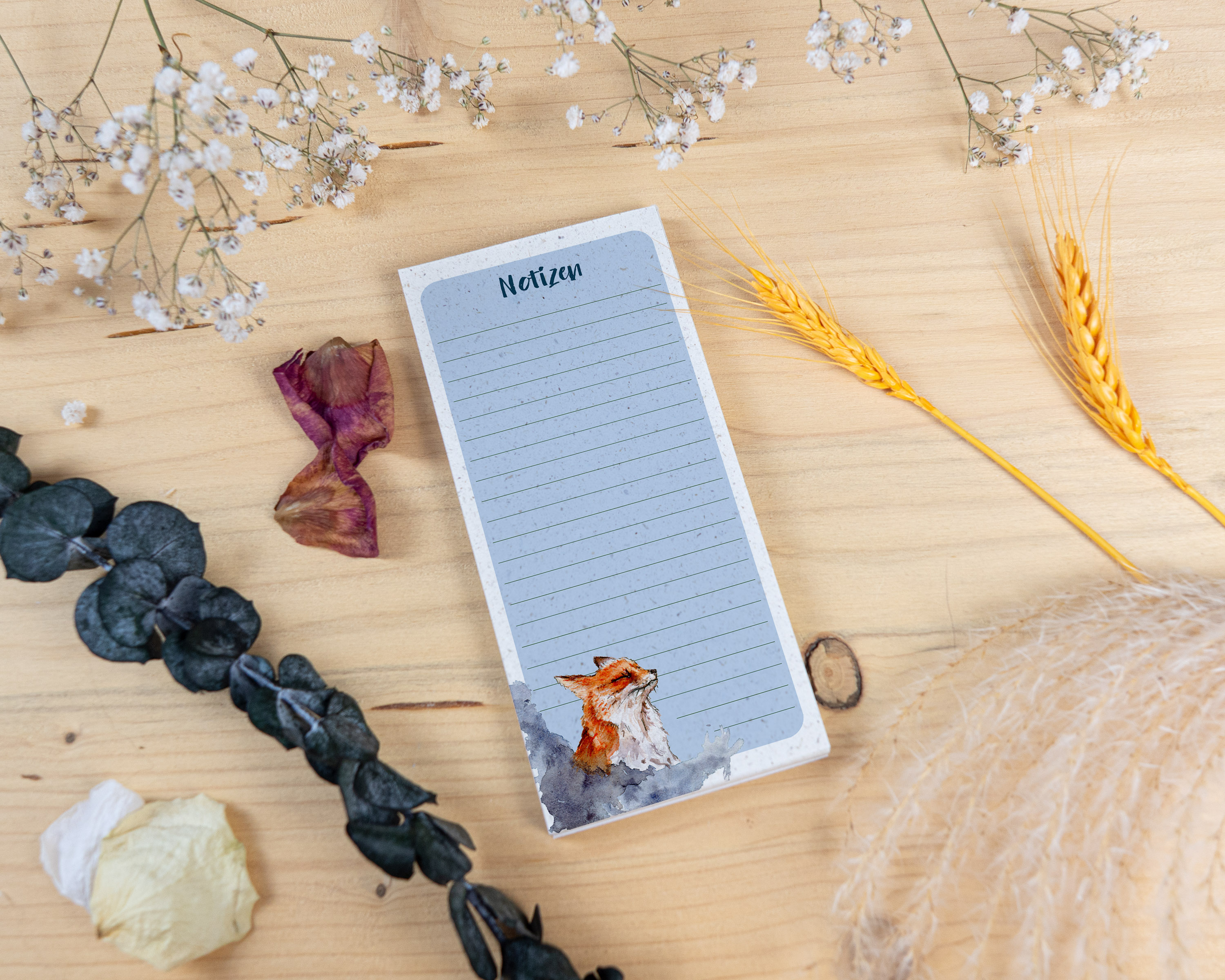 Notizblock - Fuchs