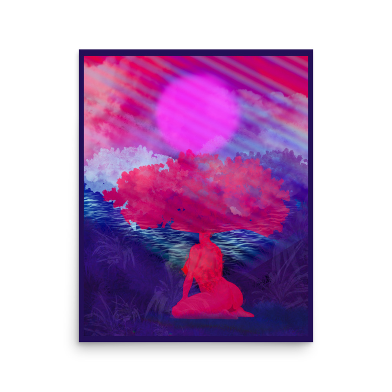 One With Nature Photo Paper Print 