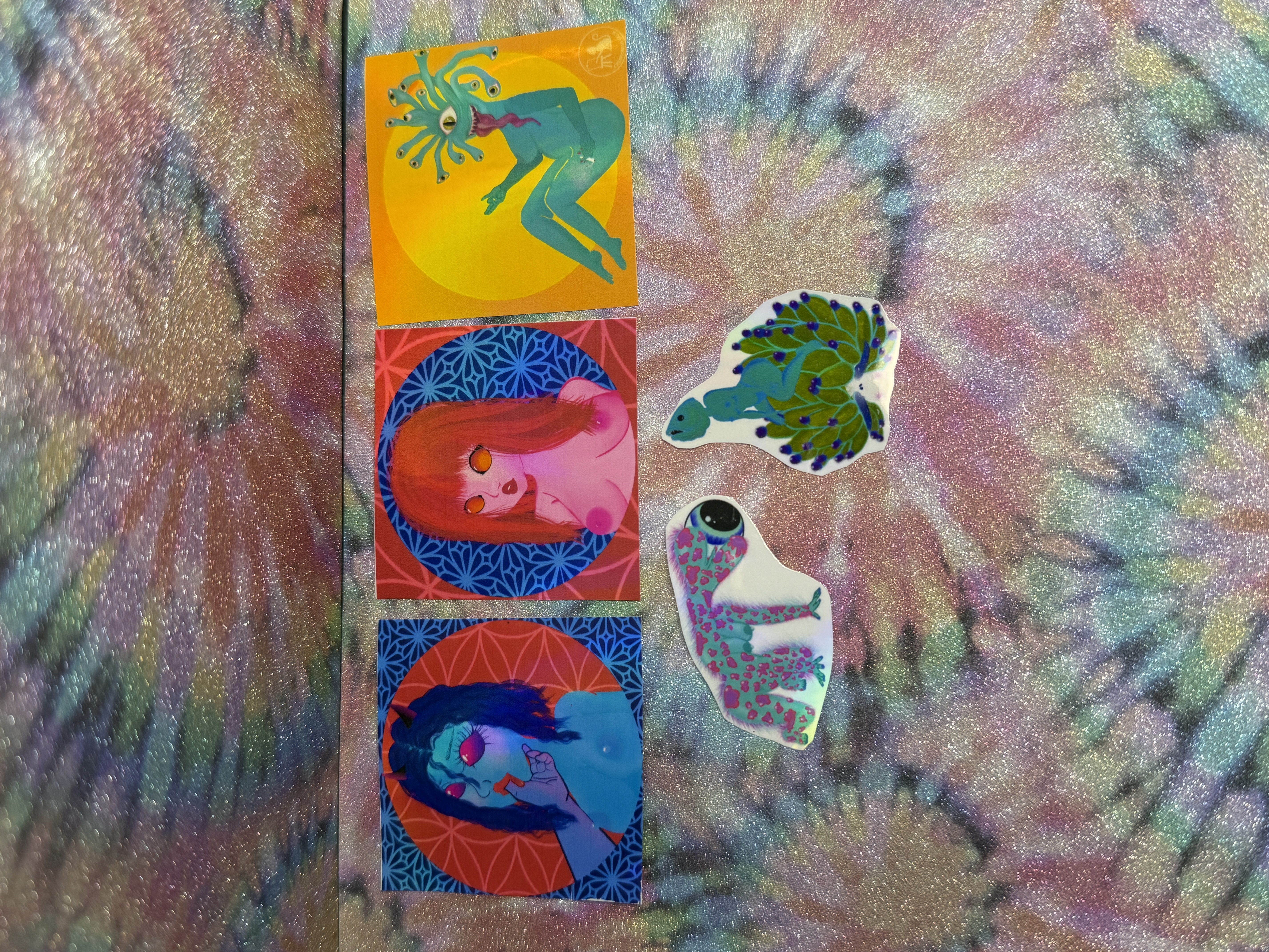 Large Sticker Set of 5