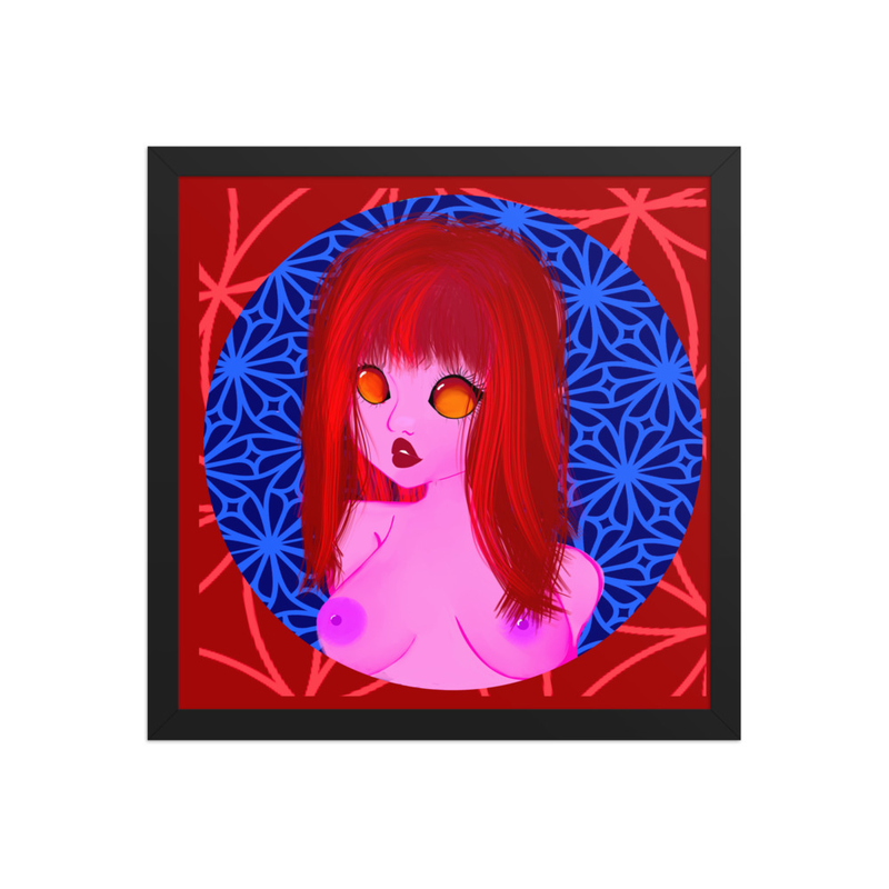 Red Hott Framed Print 