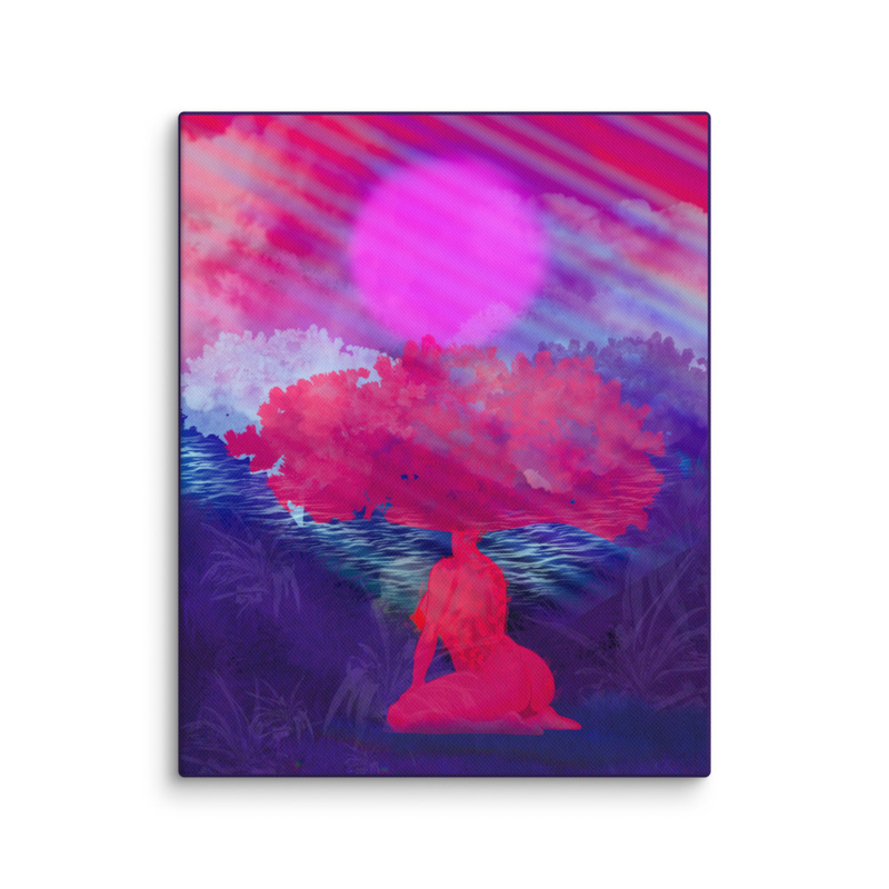 One with Nature Canvas Print 