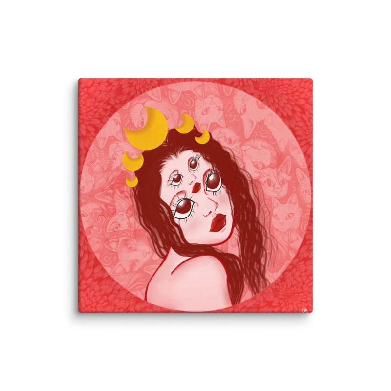Lunaa Canvas Print