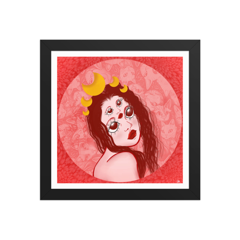 Lunaa Framed Print