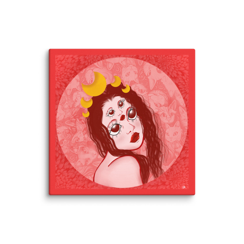 Lunaa Canvas Print