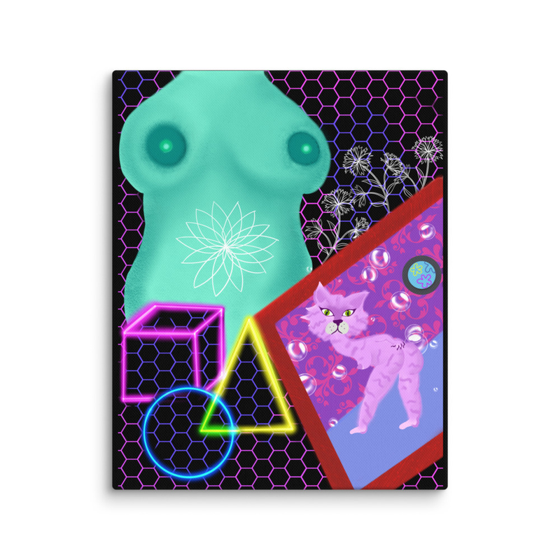 Ooh Lala Print on Canvas