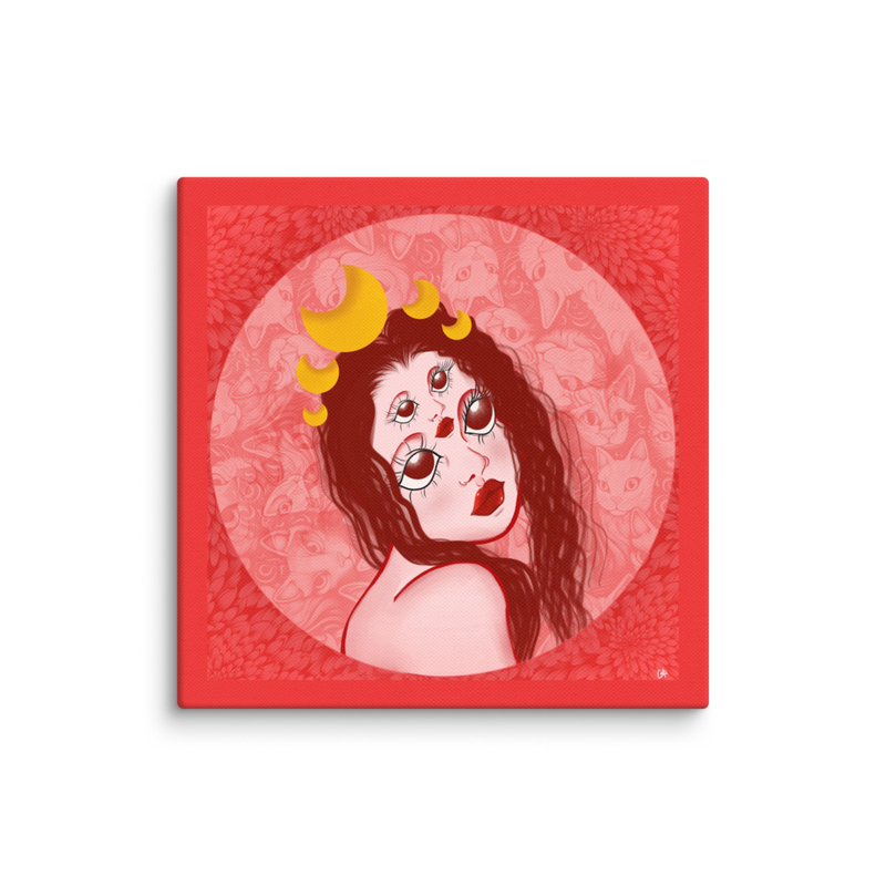 Lunaa Canvas Print