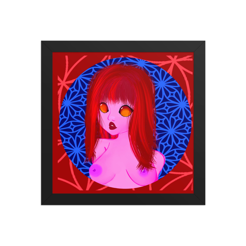Red Hott Framed Print 