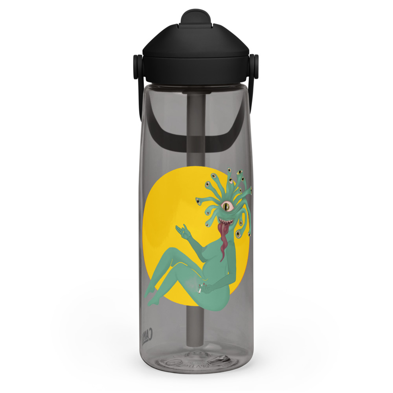 Smoking Hot Monster Flip straw Camelbak water bottle