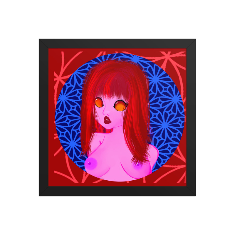 Red Hott Framed Print 