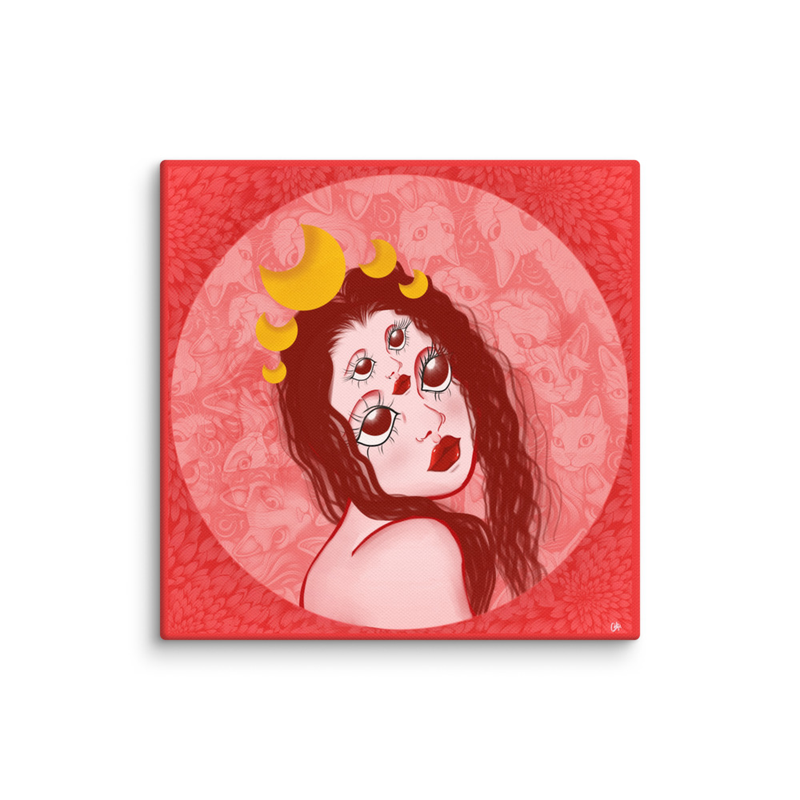 Lunaa Canvas Print
