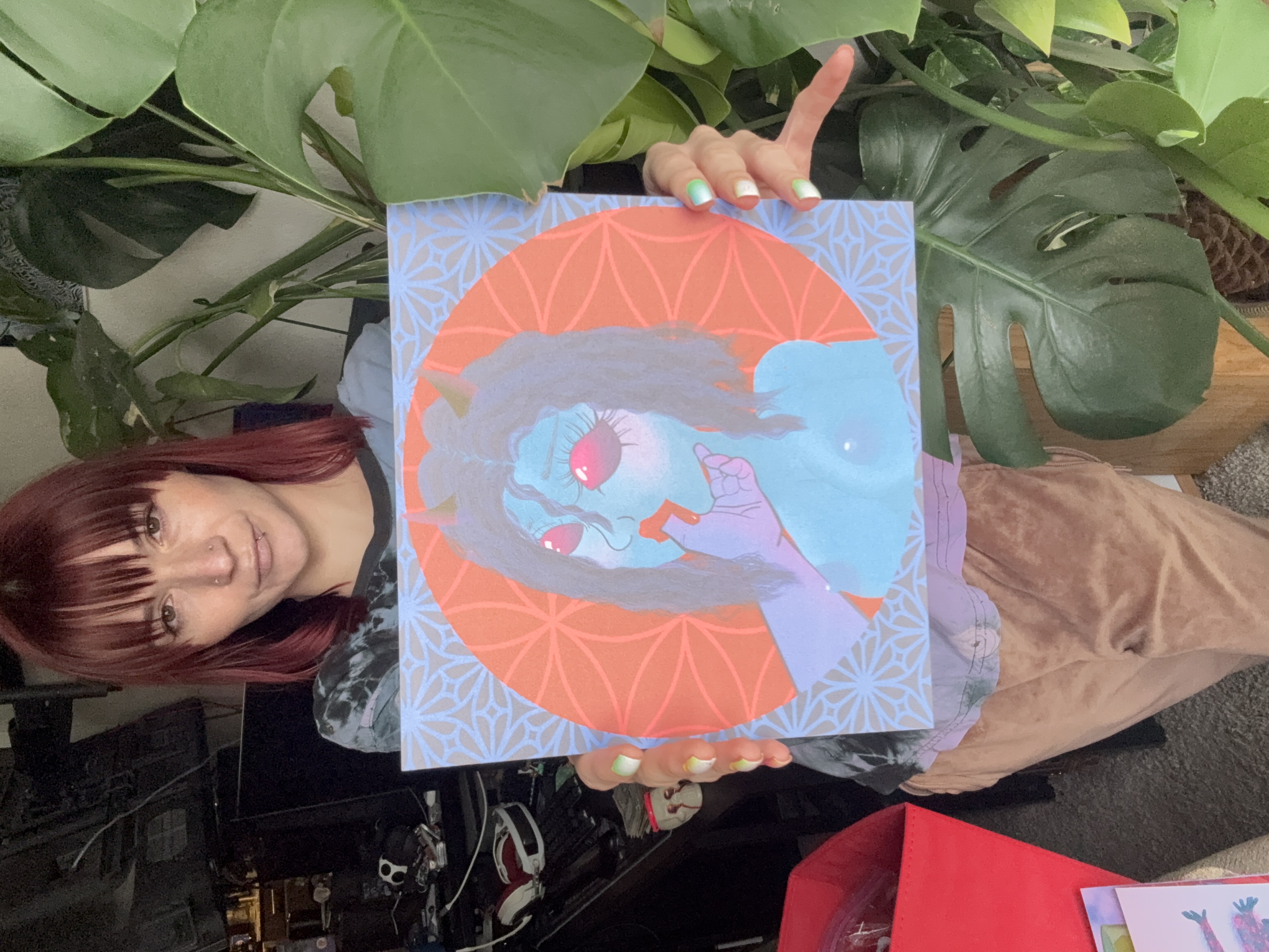 Blue Raspberry Sucker Print