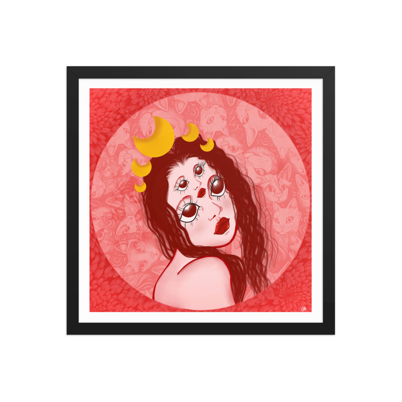 Lunaa Framed Print