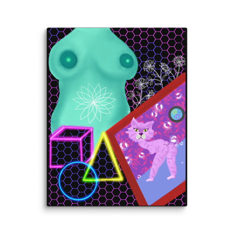 Ooh Lala Print on Canvas