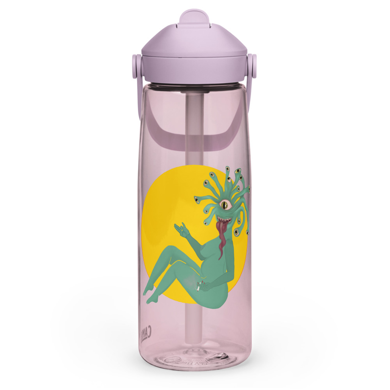 Smoking Hot Monster Flip straw Camelbak water bottle