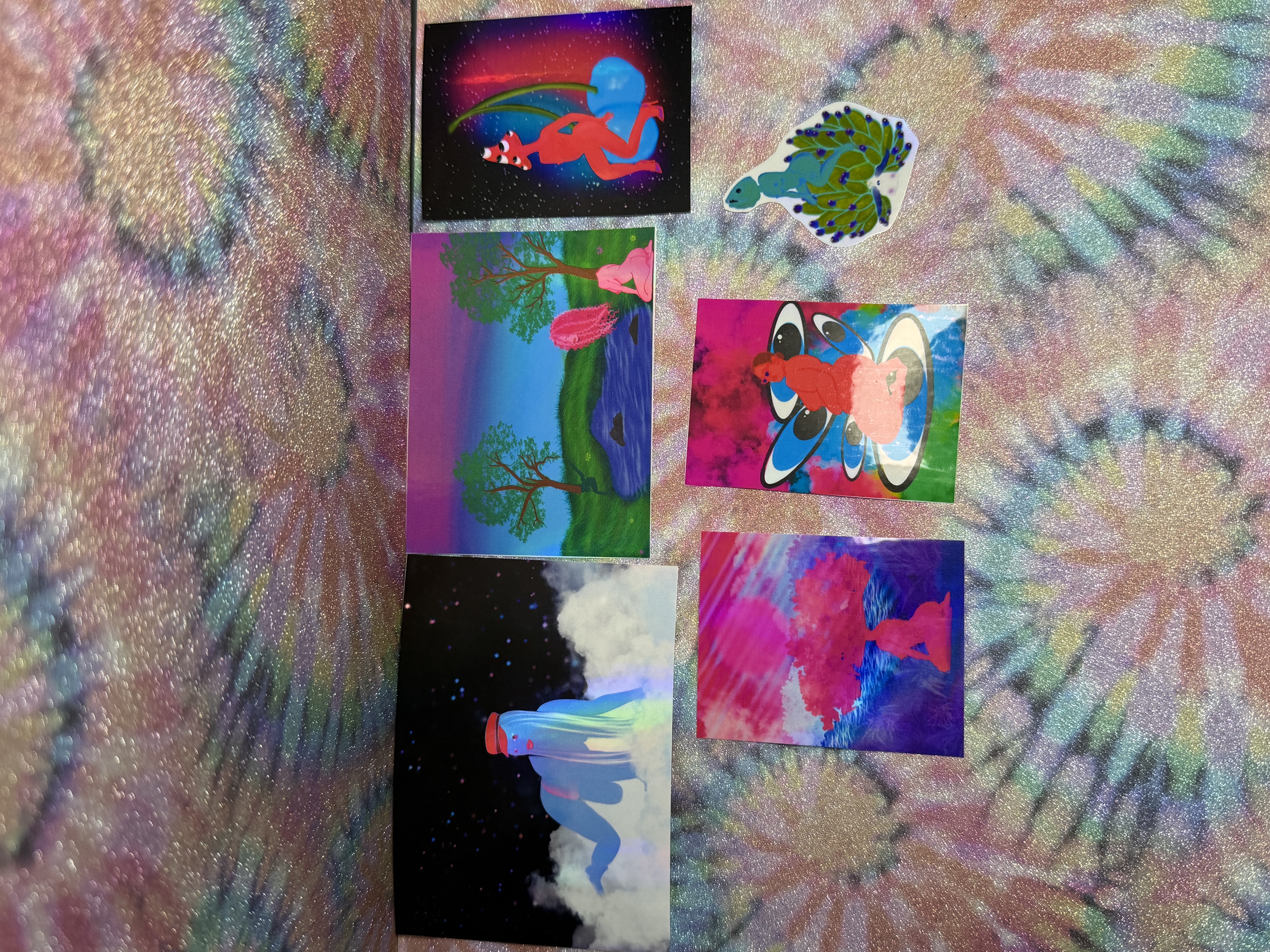 Large Sticker Set of 6