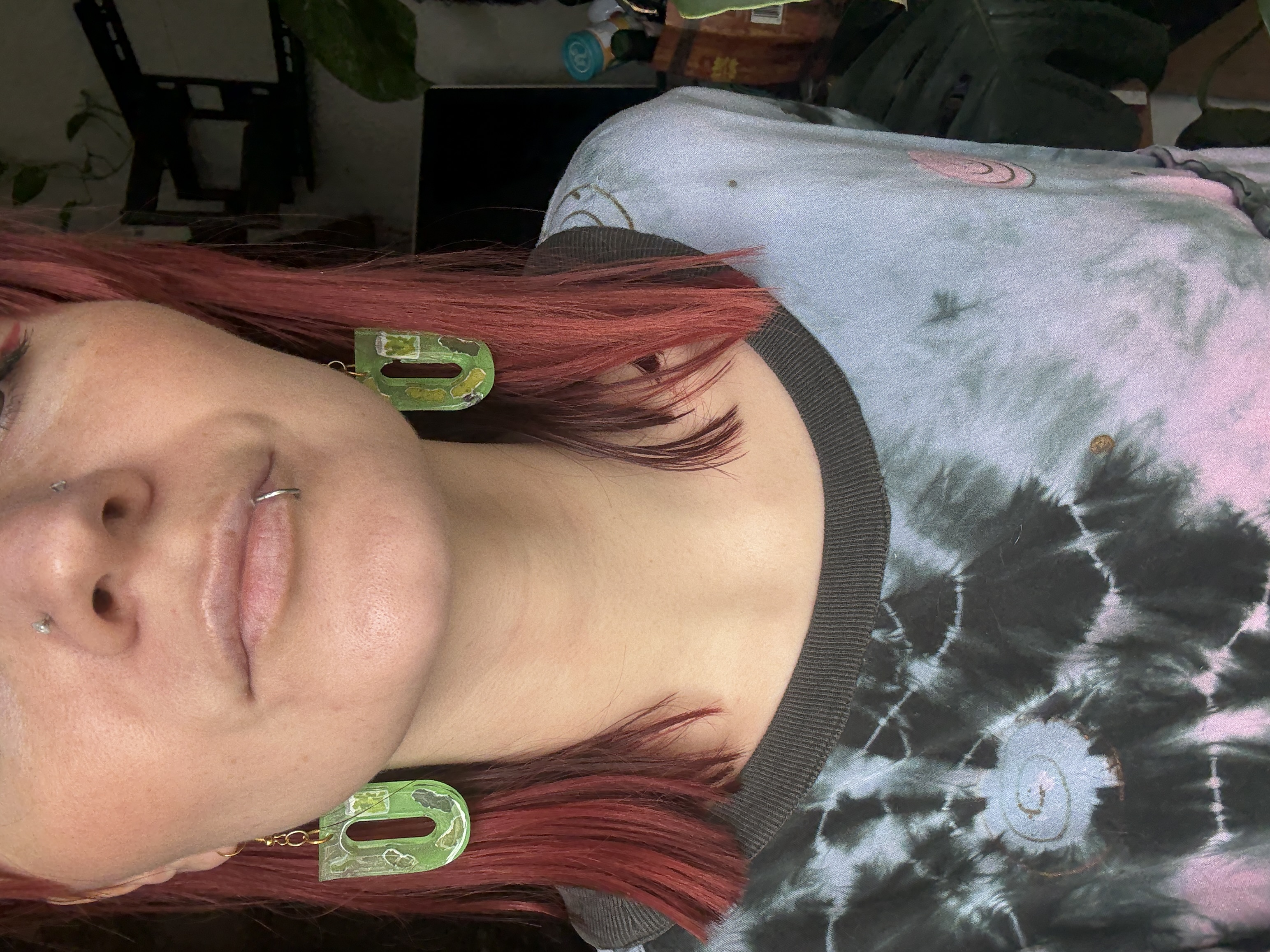 Glow In The Dark Hot Spicy Pickle Earrings