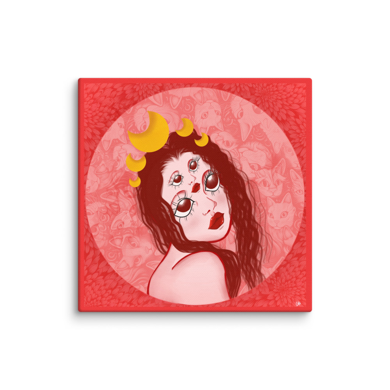 Lunaa Canvas Print