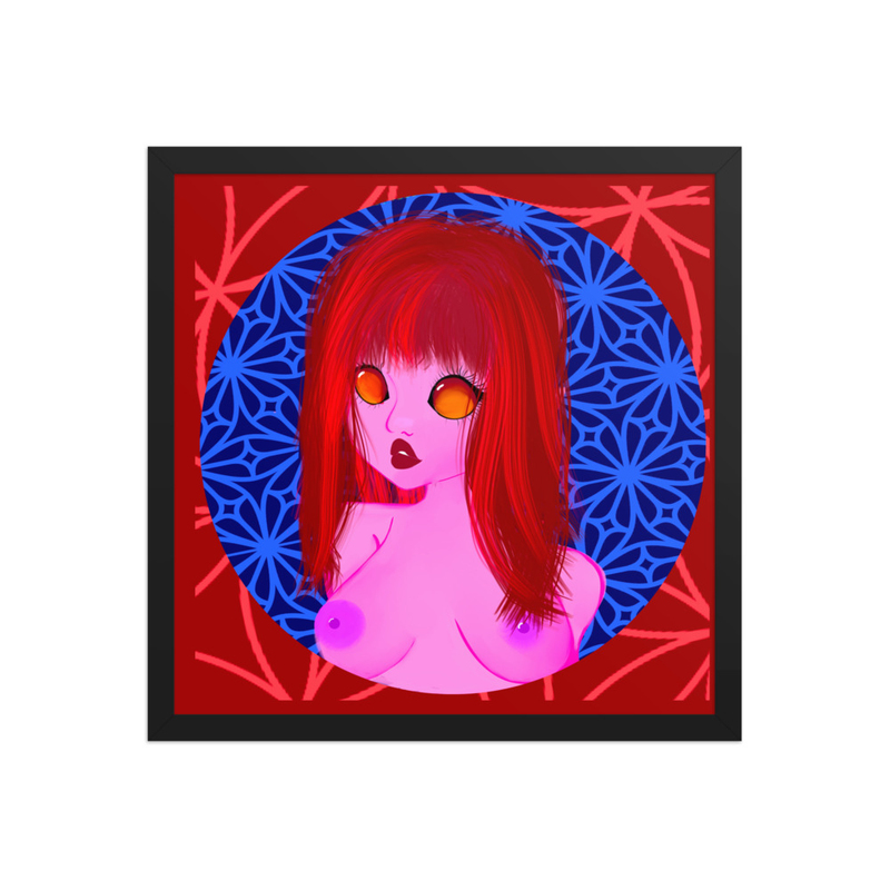 Red Hott Framed Print 