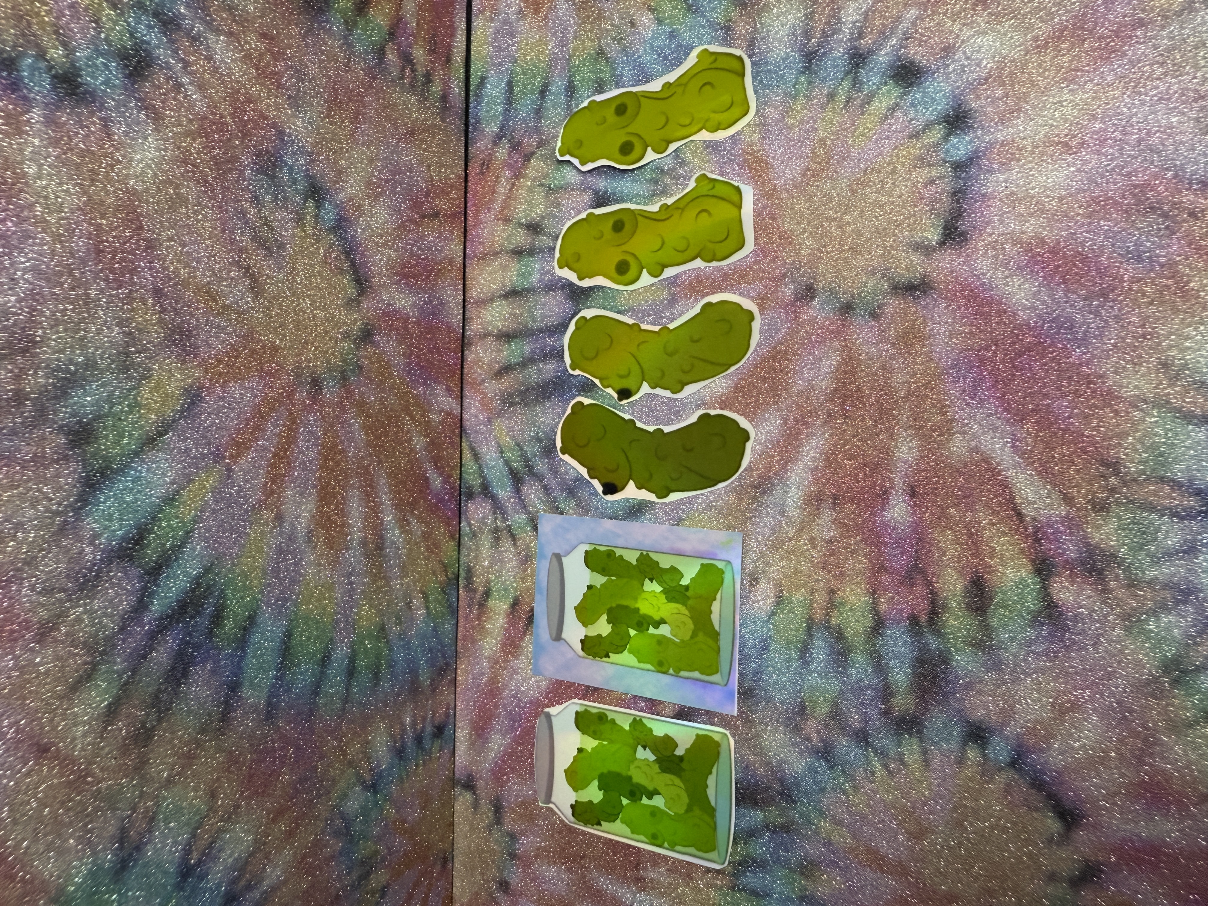 Hot Spicy Pickle Sticker Set