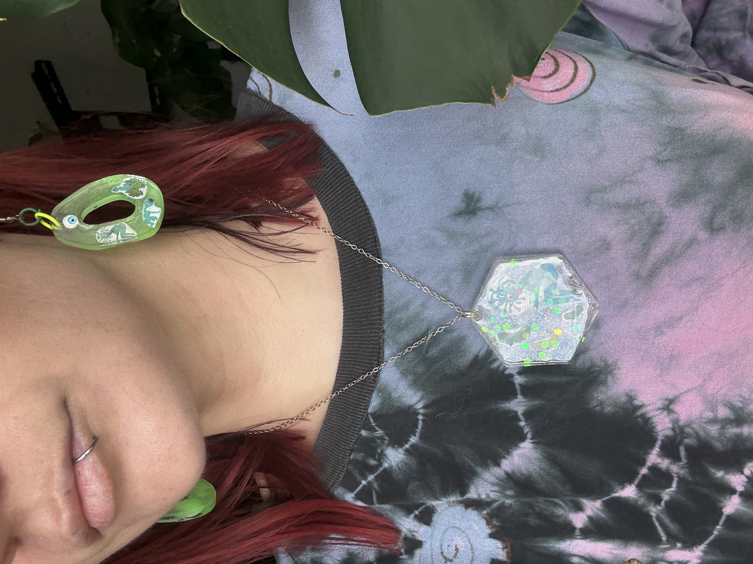 Hot Monsters Earring and Necklace Set