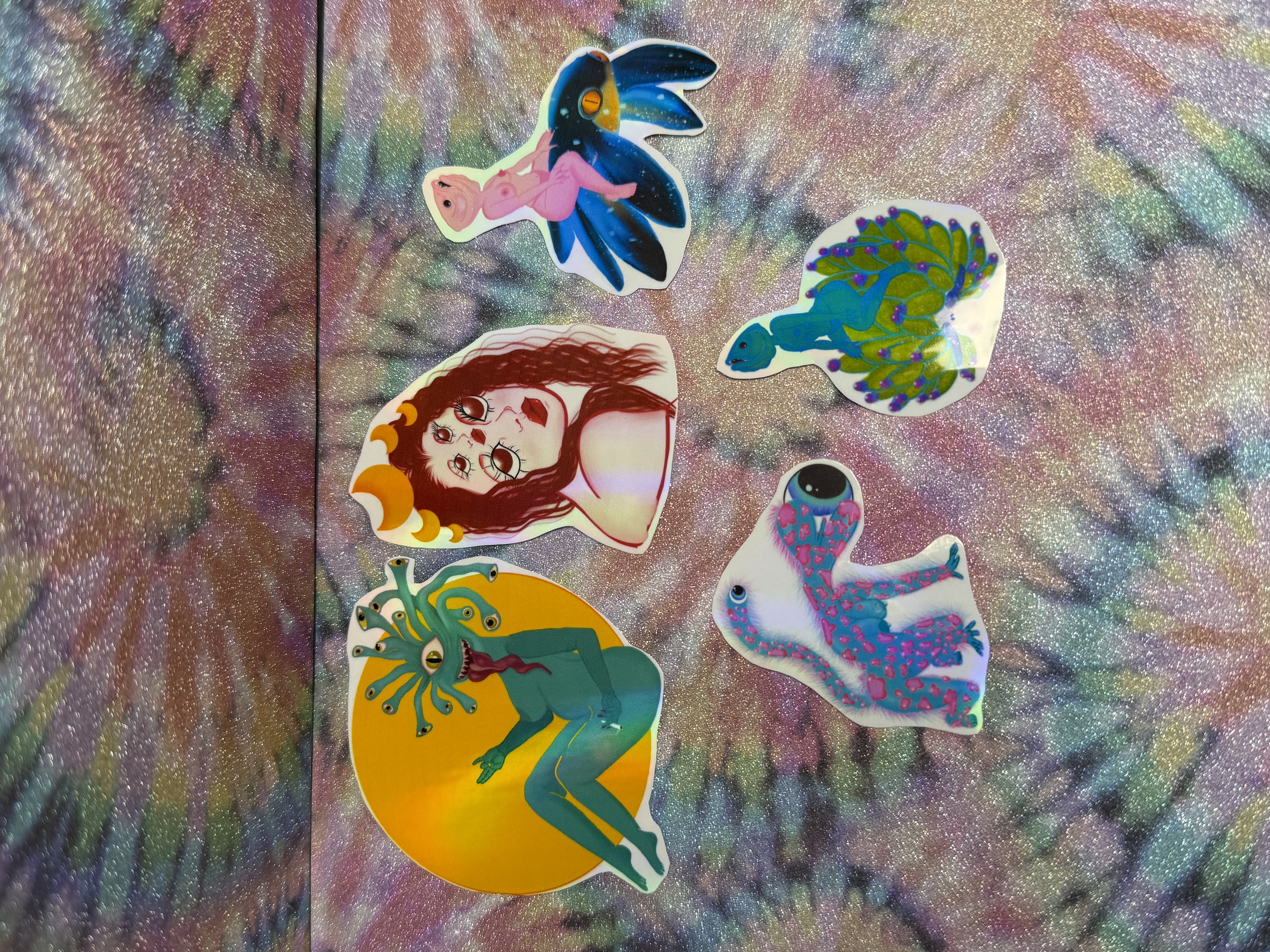 Large Sticker Set of 5