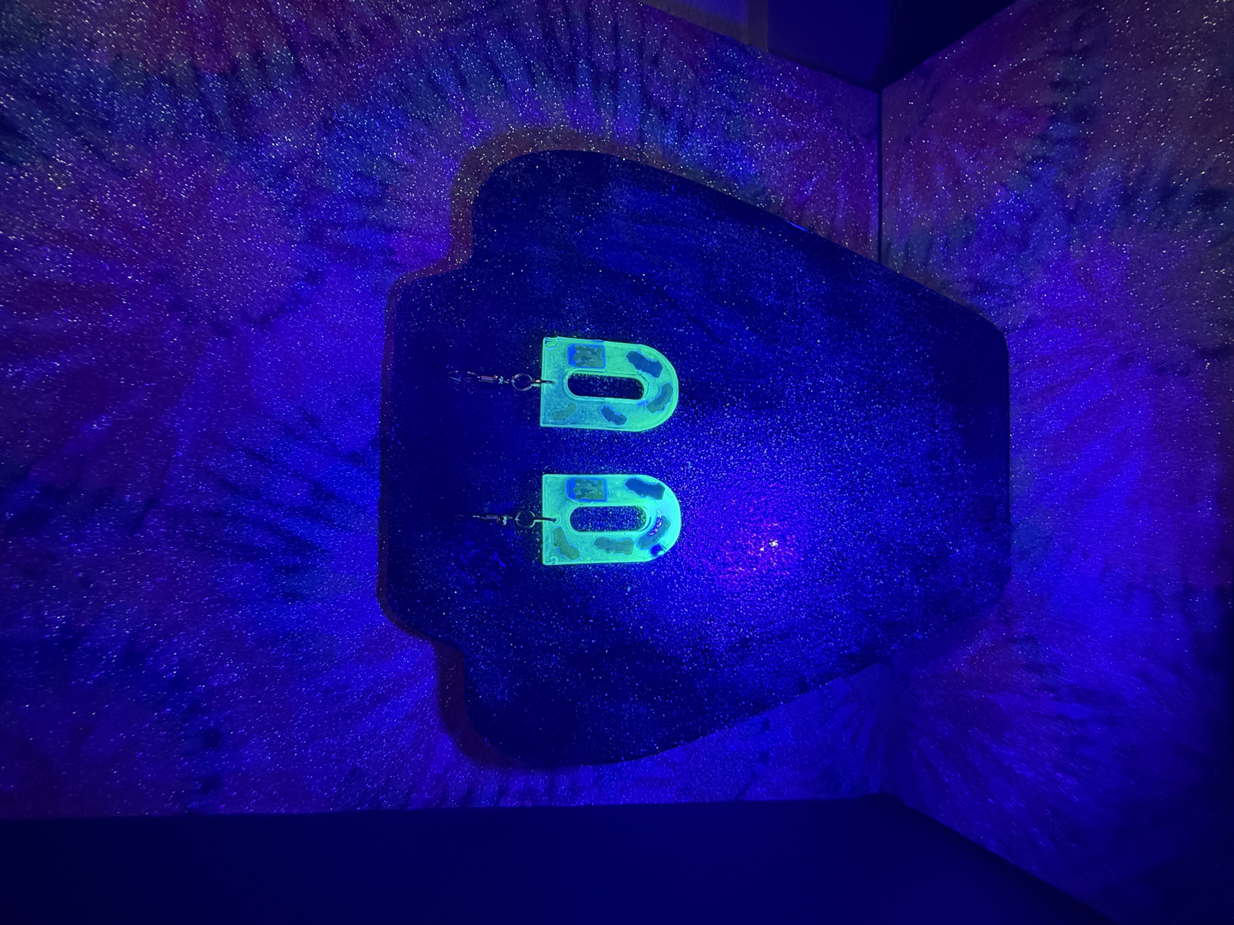 Glow In The Dark Hot Spicy Pickle Earrings