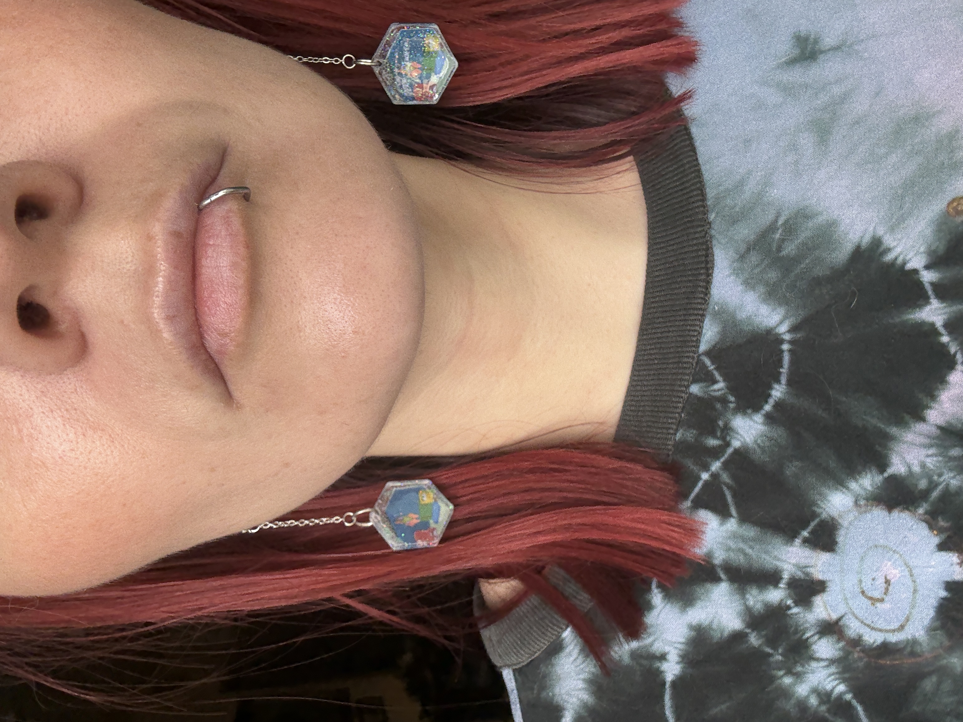 SpongeBob Inspired Dangly Earrings 