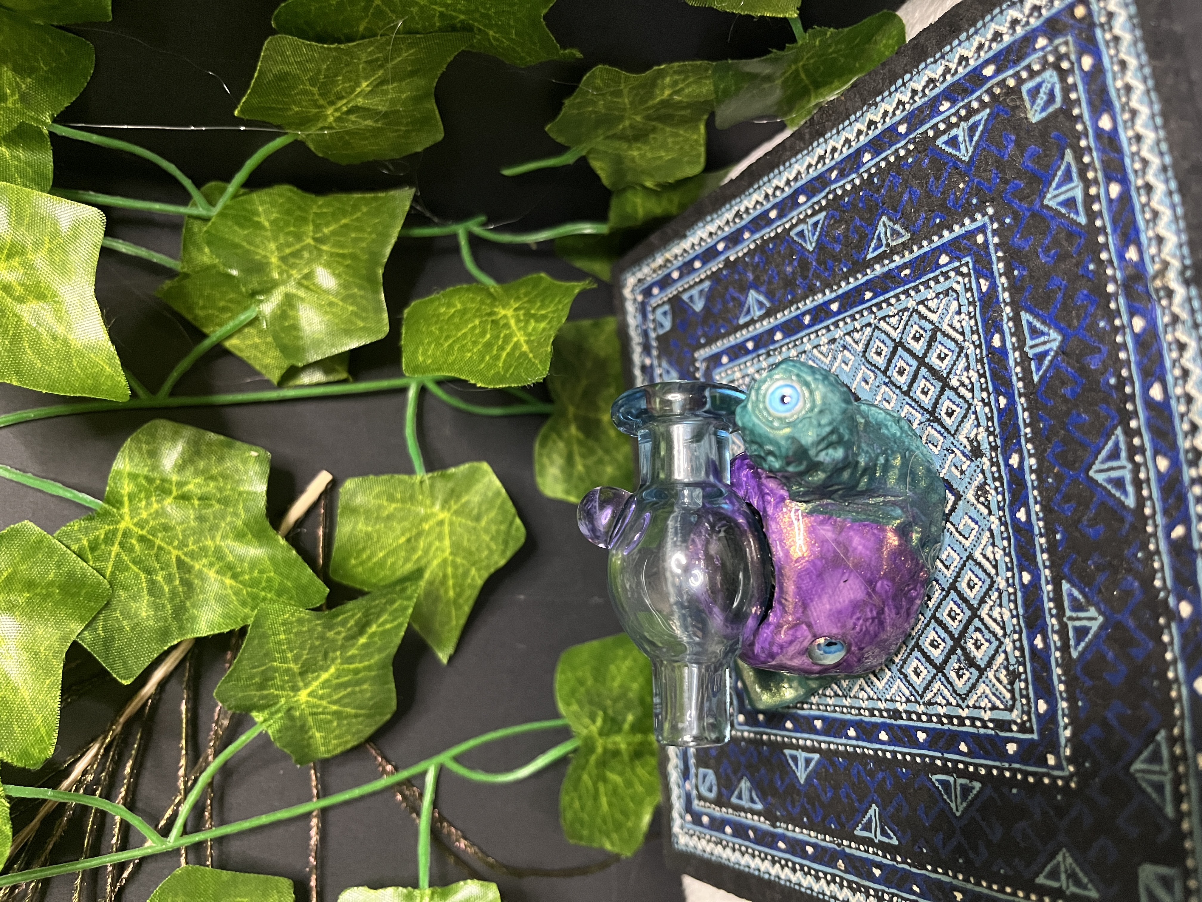 Purple Small Carb Cap or Terp Pearl Holder 