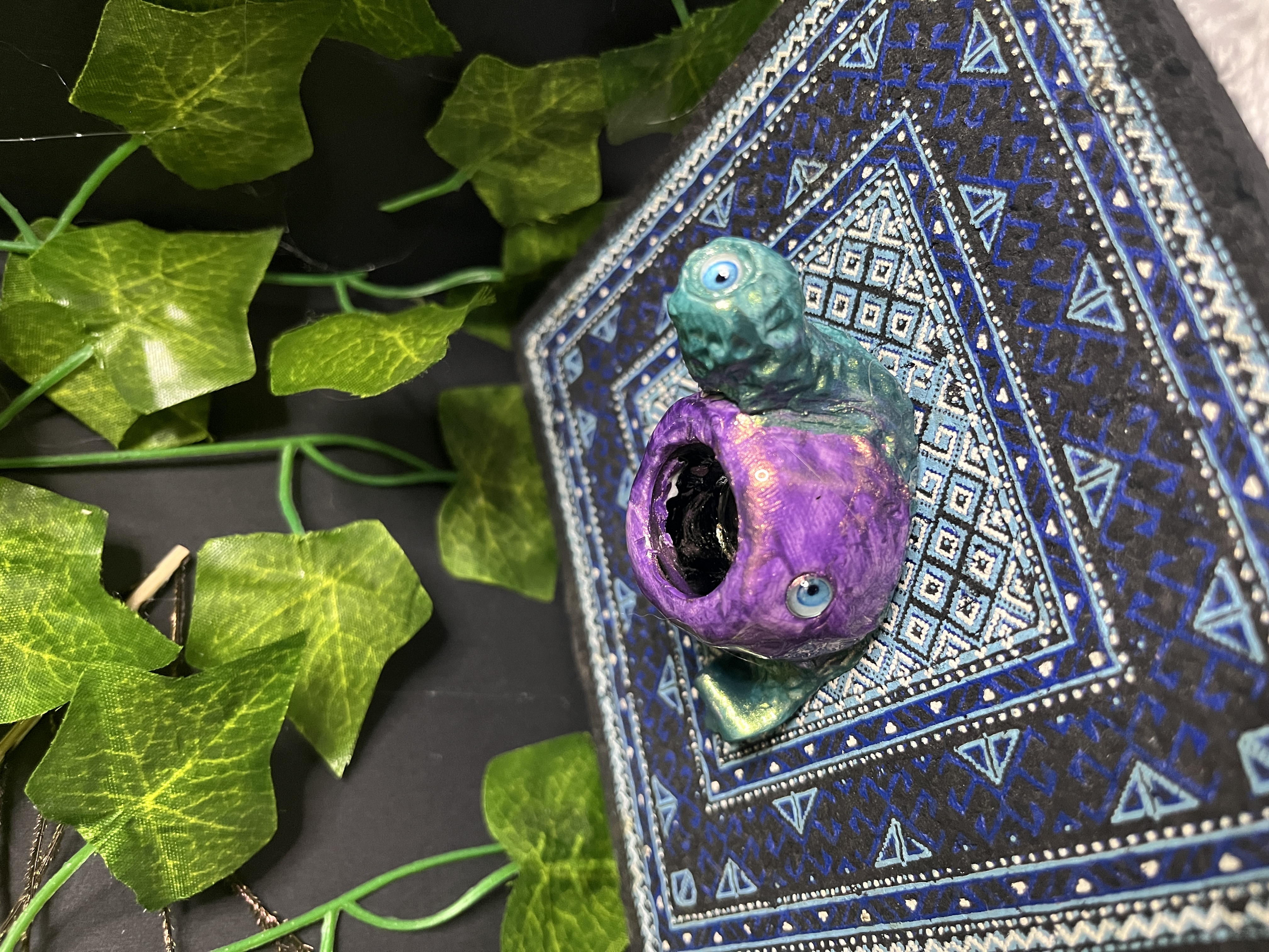 Purple Small Carb Cap or Terp Pearl Holder 