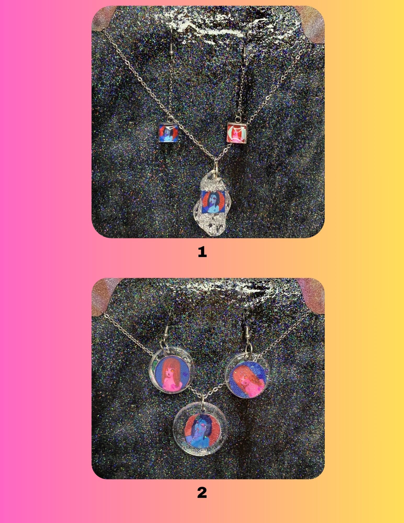Candy Girls Earring and Necklace Set