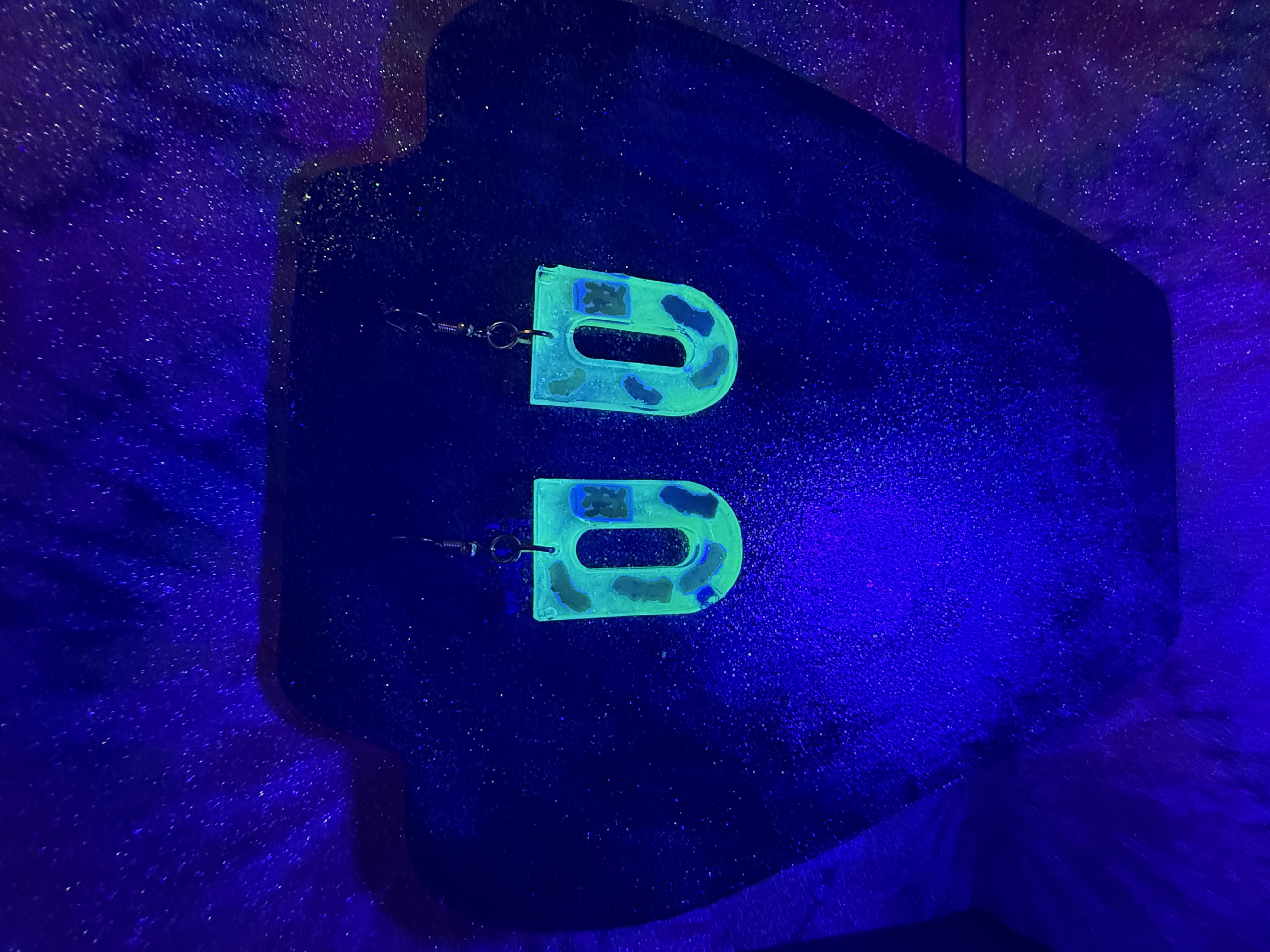 Glow In The Dark Hot Spicy Pickle Earrings