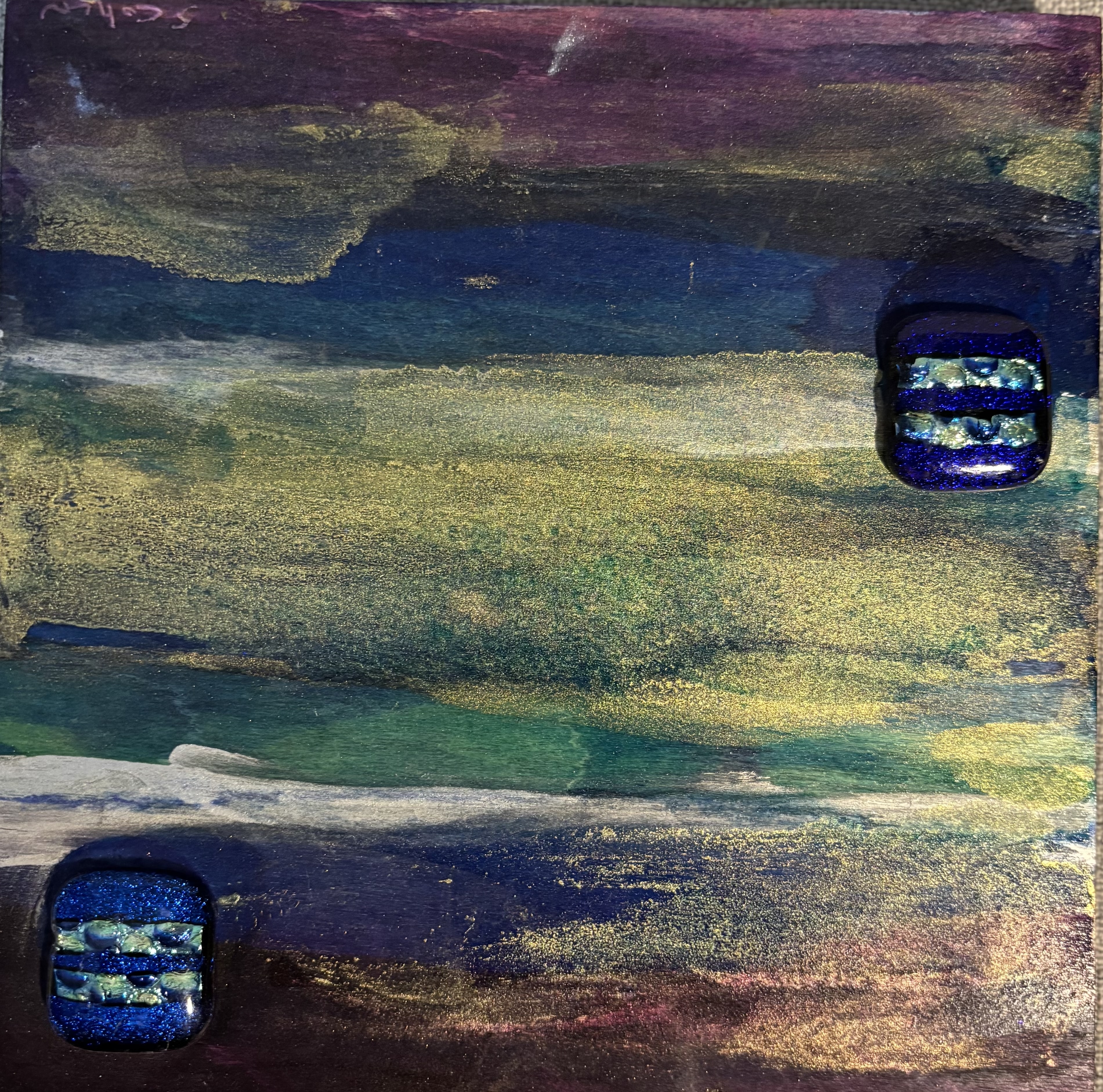 Abstract Art Canvas (8x8 cradled wood)