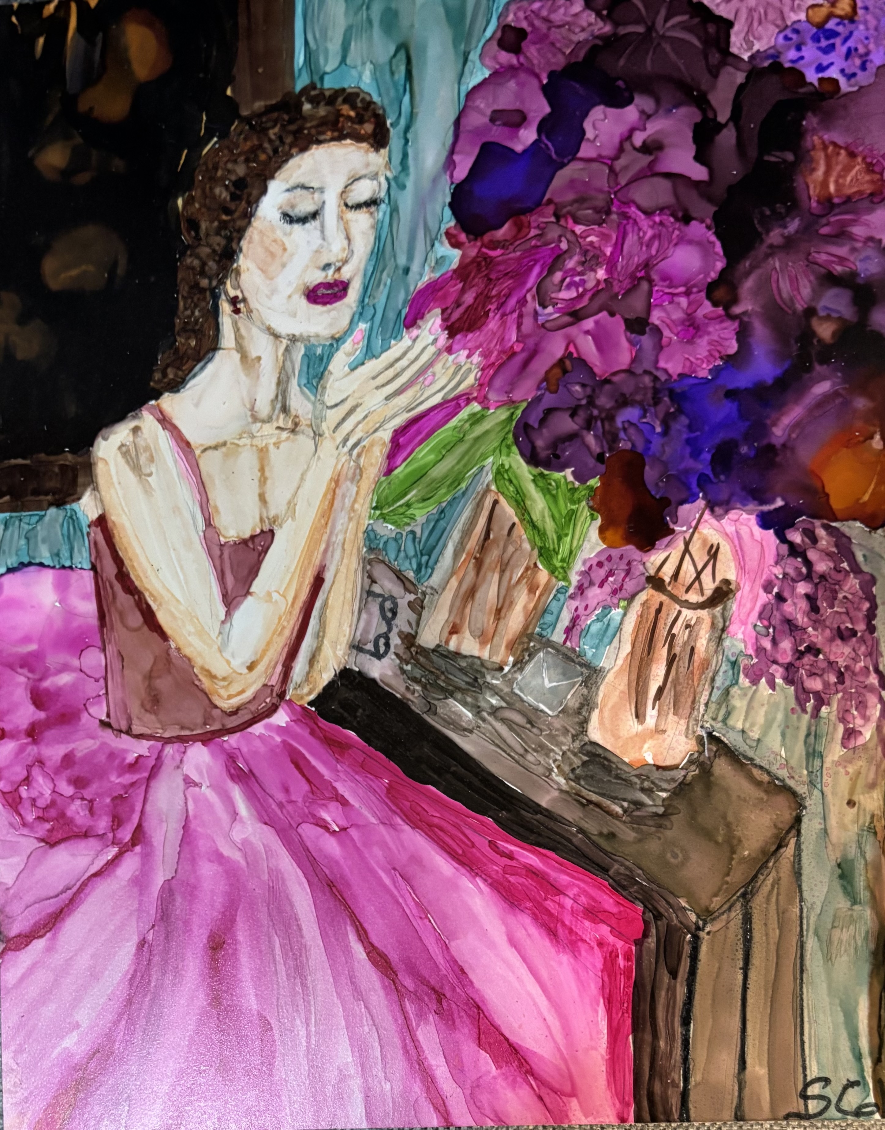 Pre Performance  (8x10 on panel board)