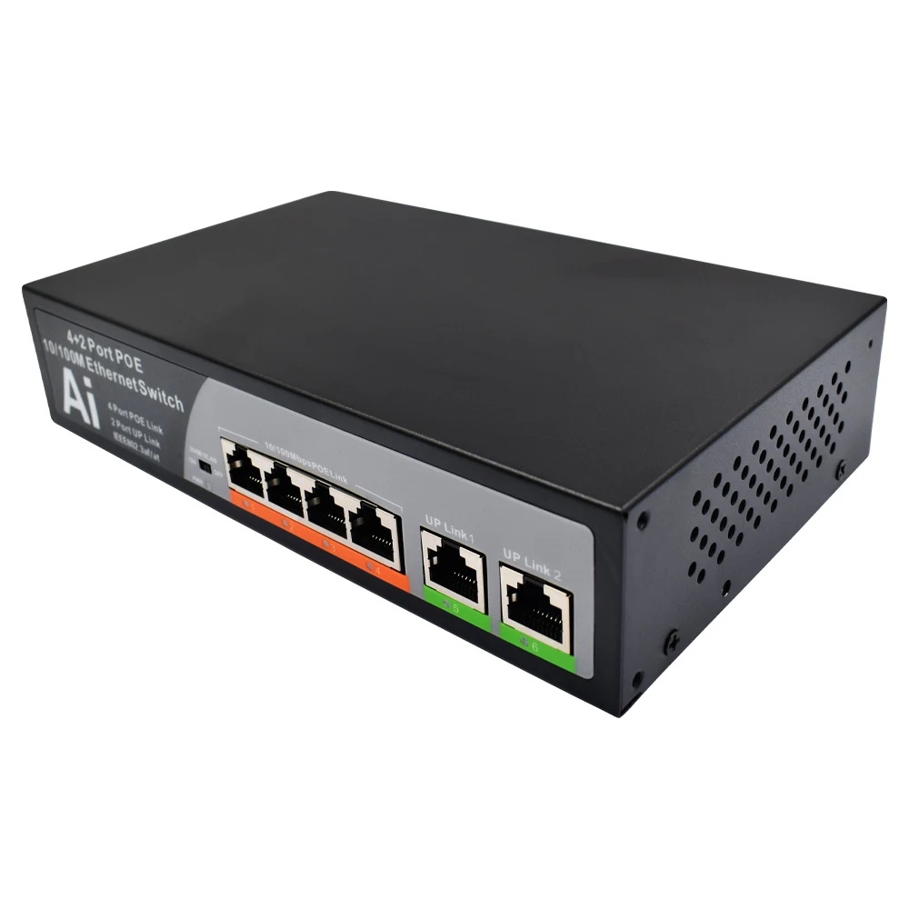 Commutateur Ethernet PoE à 6 ports