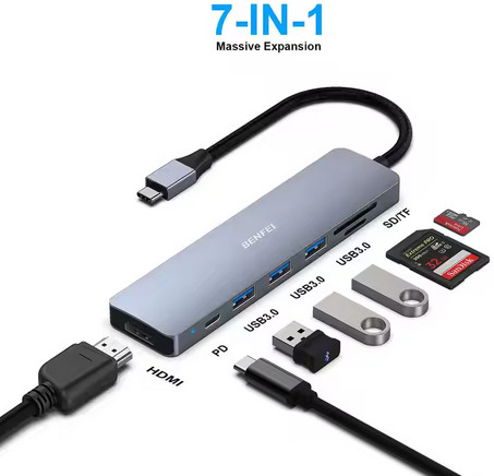 Hub USB-C 7-en-1