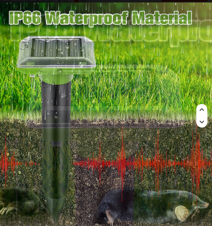 Répulseur solaire anti-rongeurs