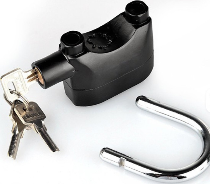 Cadenas Antivol d'alarme pour moto, portes et fenêtres