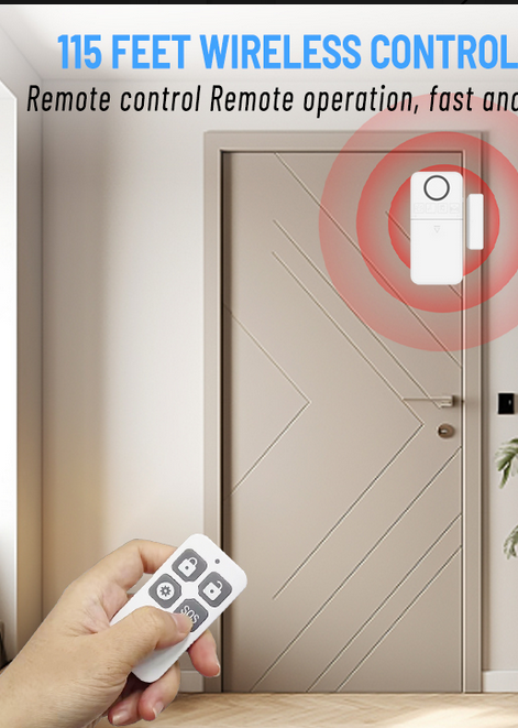 Alarme pour porte avec télécommande