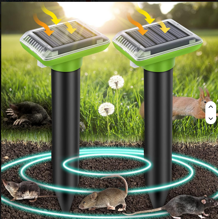 Répulseur solaire anti-rongeurs