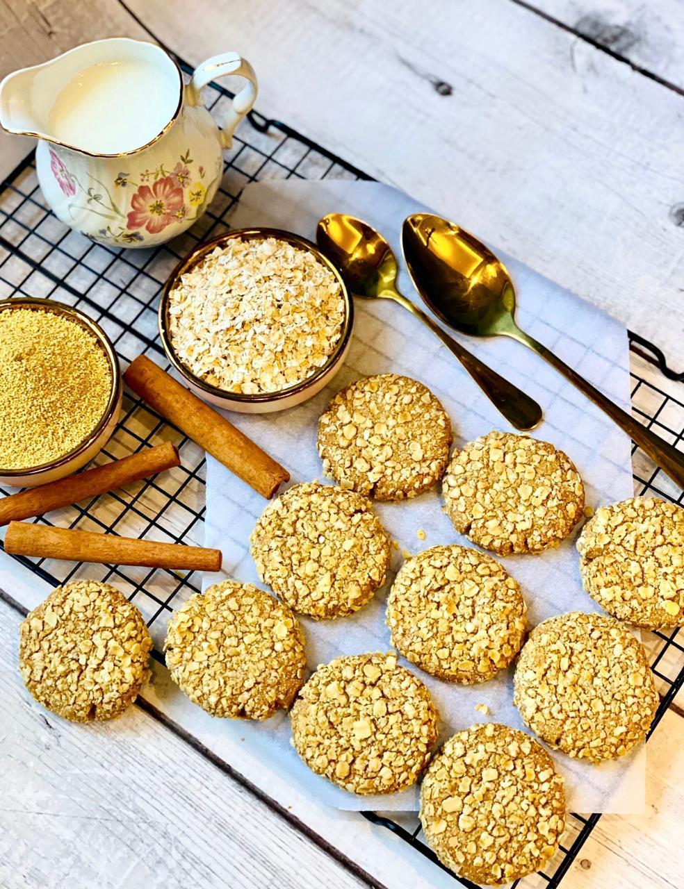 Gut-Friendly Millet Cookies made with Oat Milk OATEY × Nimos Bakehouse