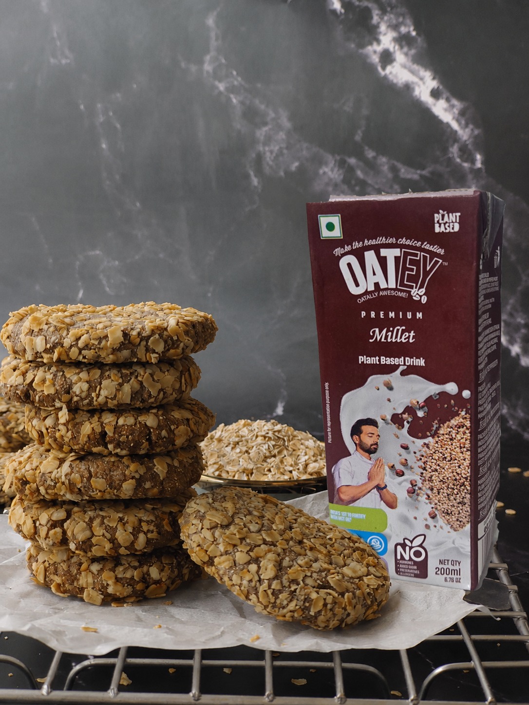 Gut-Friendly Millet Cookies made with Oat Milk OATEY × Nimos Bakehouse