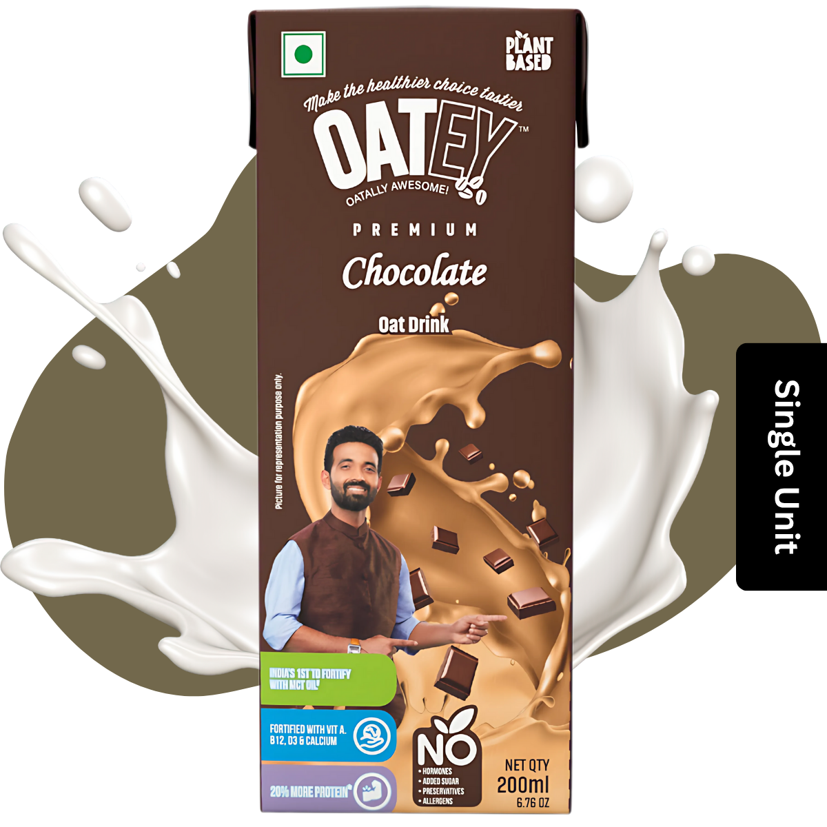 OATEY Premium Chocolate Oat Milk 200ml | Dairy-Free Vegan Chocolate Milk