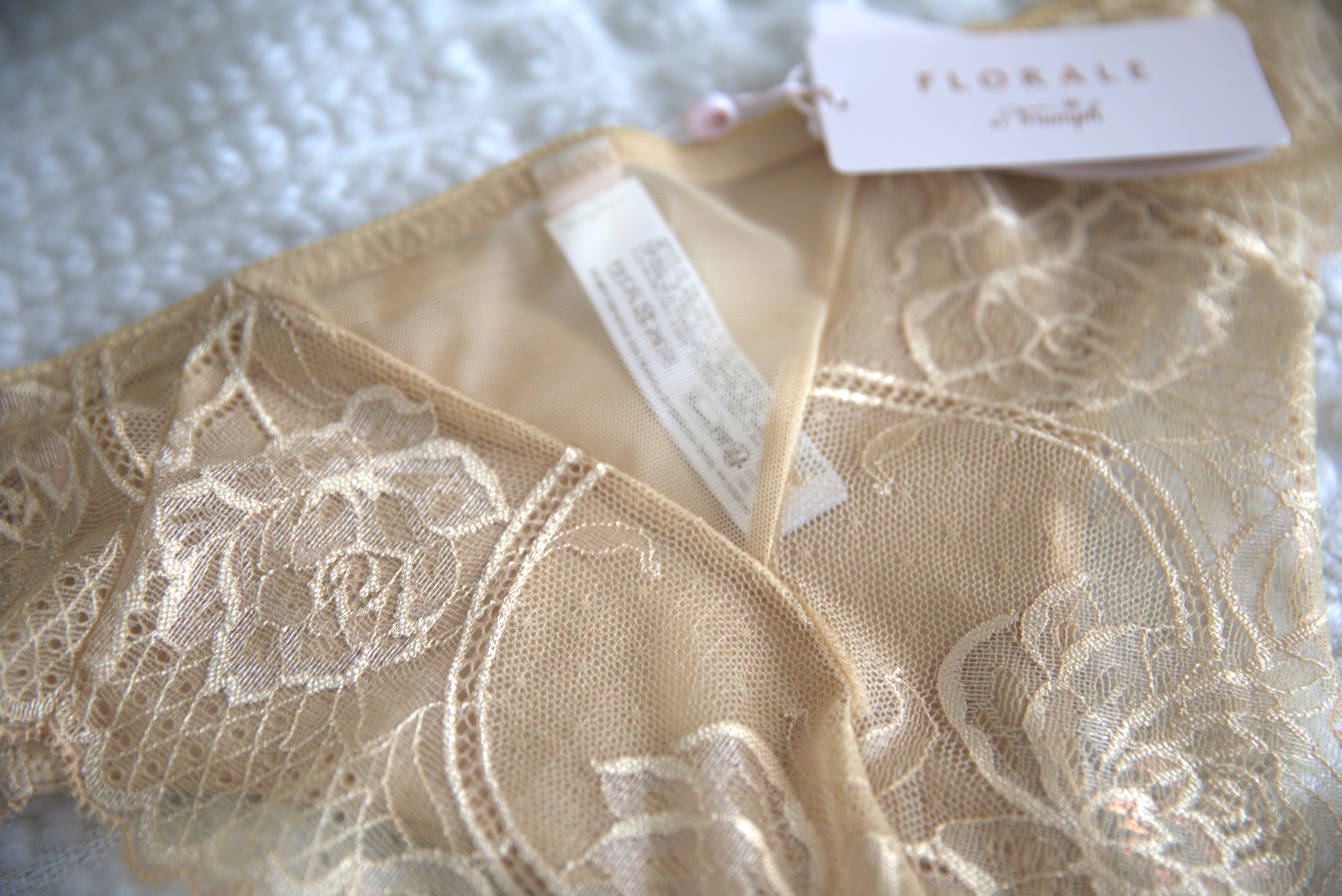 Moteriškos nėrinių kelnaitės Triumph Wild Peony Florale Brazilian