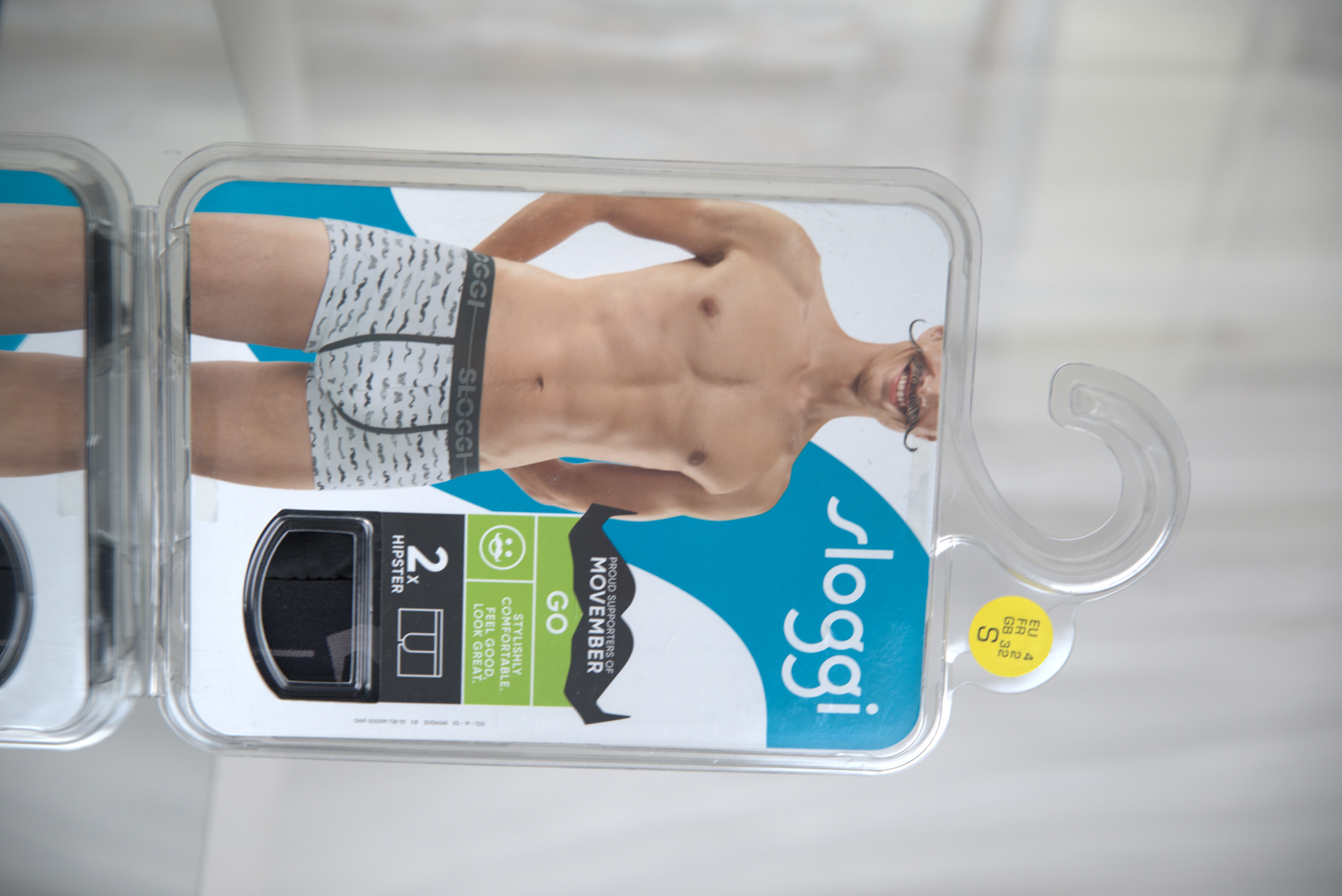 Vyriški apatiniai Sloggi GO Movember Hipster 2vnt