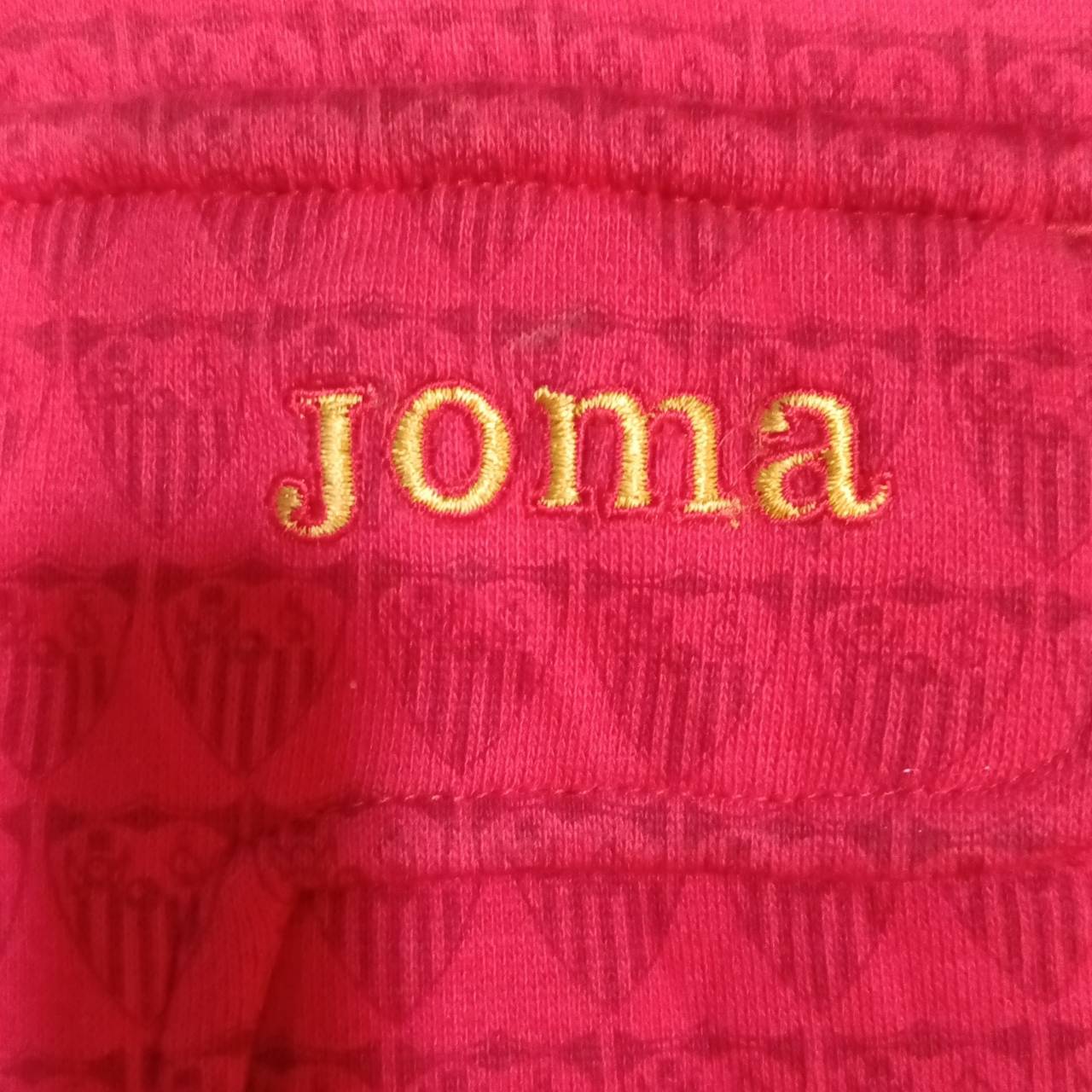 Retro JOMA Red Embroidered Sweater Jacket | Vintage Sportswear | Size L