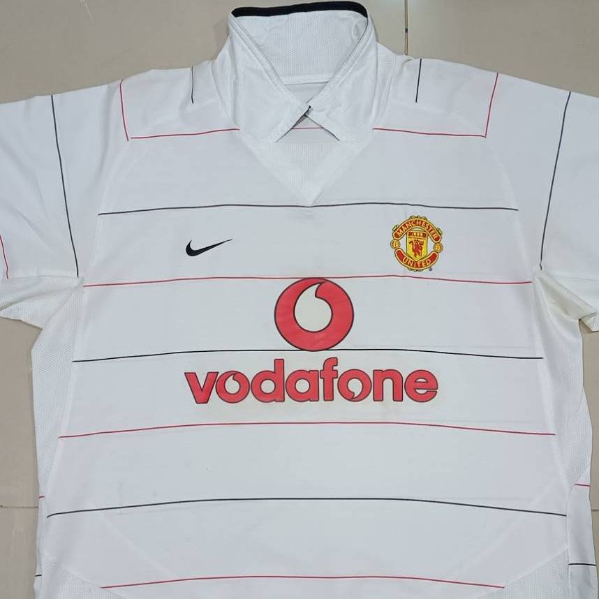 Nike Manchester United Vodafone 2003-05 Jersey – Men's Size XL – Vintage Football Shirt