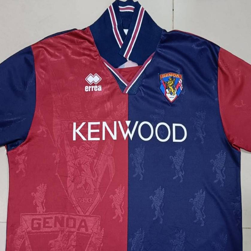 ERREA Genoa Kenwood 1994-95 Football Jersey – Vintage Authentic – Size L/XL