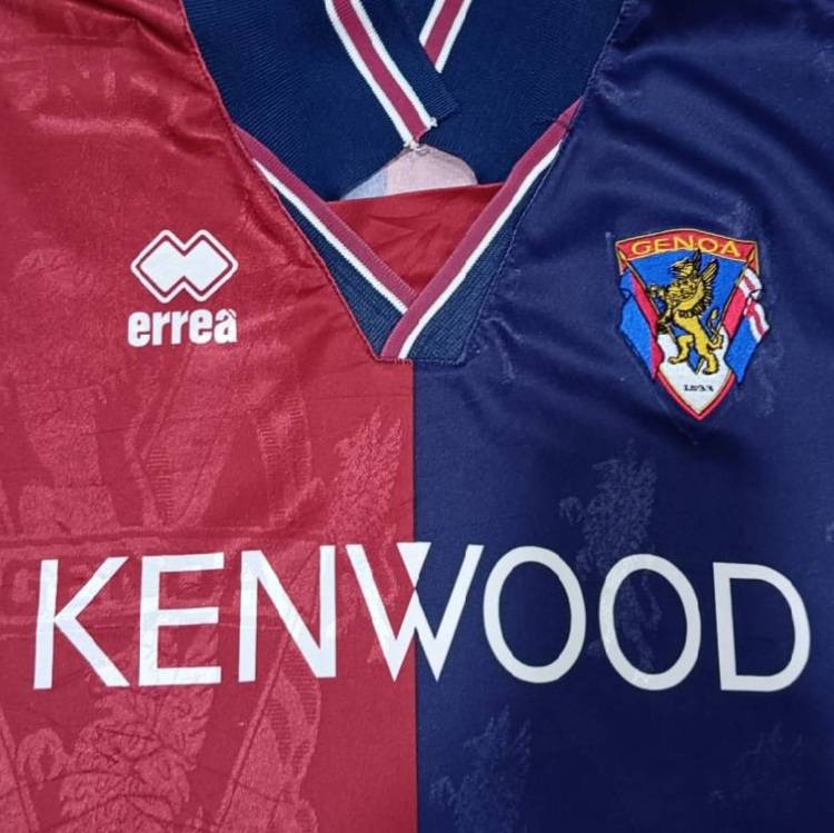 ERREA Genoa Kenwood 1994-95 Football Jersey – Vintage Authentic – Size L/XL