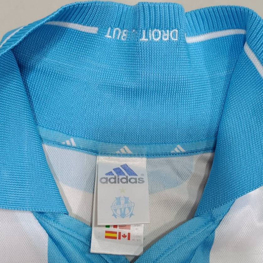 Adidas Olympique Marseille 2000–01 Jersey – Original Vintage Football Shirt – Size XL